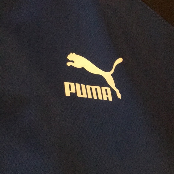 Puma Men’s Blue Track jacket Size Medium Jacket Mint Condition - Picture 2 of 9